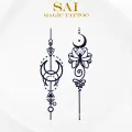 SAI MAGIC TATTOO Lasts to 2 weeks 10CM×06CM Tattoo sticker waterproof long lasting Temporary fake tattoo 471. 