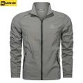 Men Summer Windbreaker Zip Pockets Uv Sun Protection Jackets Breathable Ultra-light Working Clothes Outdoor Skin Thin Coats Camp. 