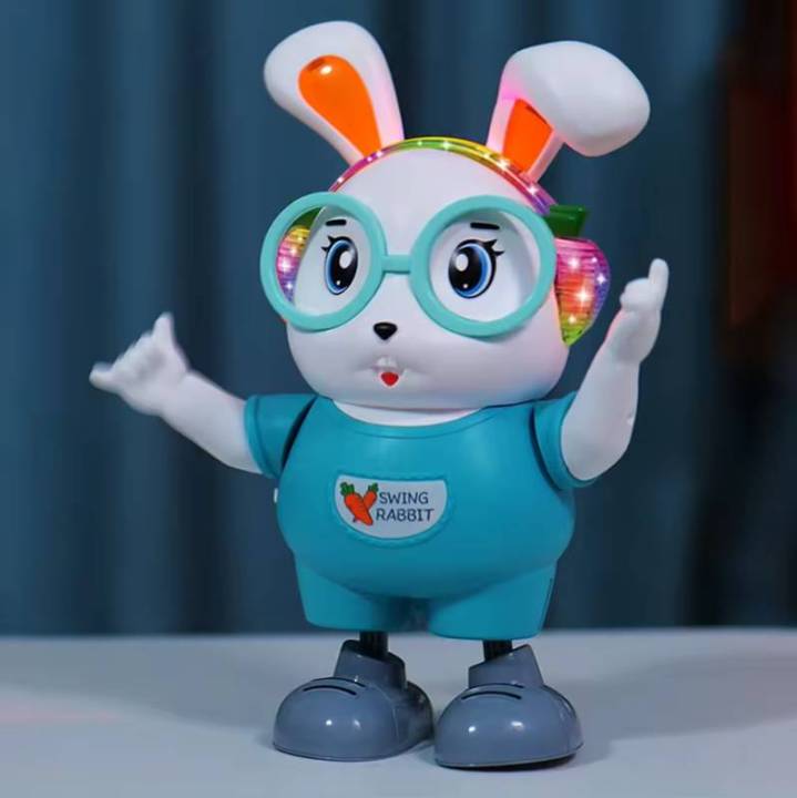 Hot Selling Baby Toys Jumping And Dancing Electric Bunny Robot