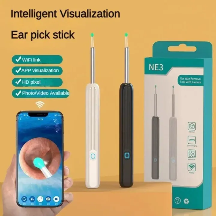 Wireless%20Wi-fi%20Visual%20Ear%20Cleaner%20Otoscope%20Ear%20Wax%20Ear%20with%201296P%20HD%20Cleaning%20Kit%20Removal%20Sticks%20Endoscope%20Camera%20Tool%20Kit%20-%20Image%202