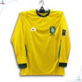 Brazil World Cup Jersey 2026 Thai Premium Football Jersey For Men - Long Sleeve World Cup T Shirt - Brazil Jersey 2026.