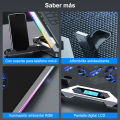 Laptop Cooling Pad, 8 Fans 6 Gear Laptop Cooler, 6 Height Adjustable Laptop Stand, RGB Gaming Cooling Pad for 11-17.3 inches Laptop.