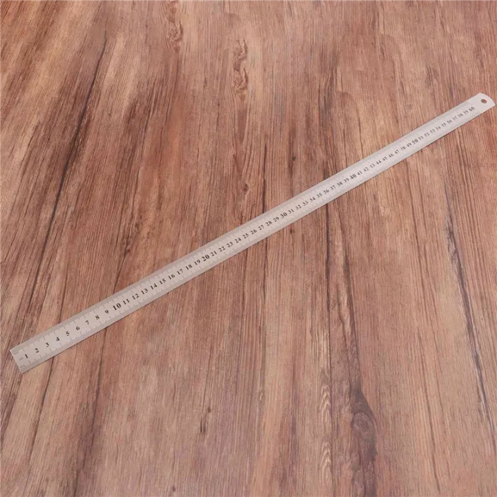 【In-Stock】 Stainless Steel 60cm 23.6 Inch Measuring Long Straight Ruler ...