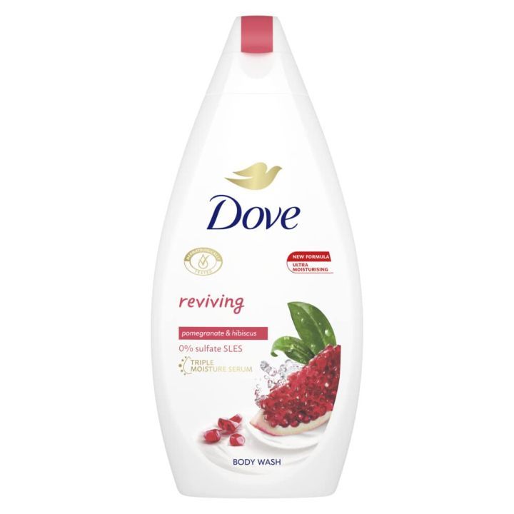 International European product skin care Dove reviving shower gel used for male female - 250 ml