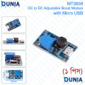 MT3608 DC to DC Micro USB Step Up Boost Adjustable Voltage Power Supply Converter Module. 