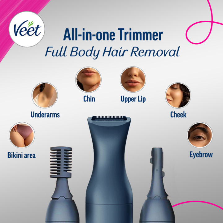 Veet%20Expert%20All-in-One%20Women's%20Trimmer%20Full%20Body,%20Bikini,%20Face%20&%20Eyebrow%20Grooming%20Trimmer%20Electric%20Shaver%20-%20Image%202