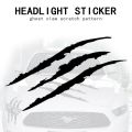Universal Auto Headlight Claw Stripe car Sticker. 