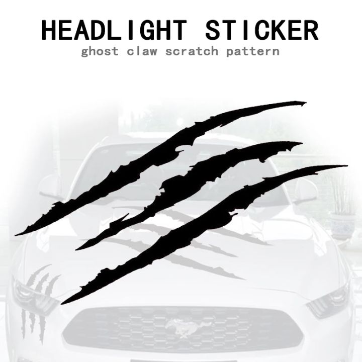 Universal%20Auto%20Headlight%20Claw%20Stripe%20car%20Sticker%20-%20Image%204