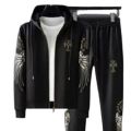 New Printed Stylish Hoodie with Full pant For Man. 