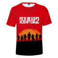 Popular game T-shirt Red Dead Redemption 2 3D print streetwear men women o-neck T shirt hip hop tops causal fashion clothing.