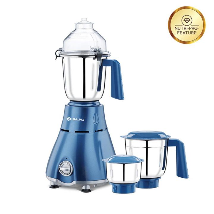 Bajaj Beryl Mixer Grinder, 750W, 3 Jar ( Blue ) | Daraz.com.bd