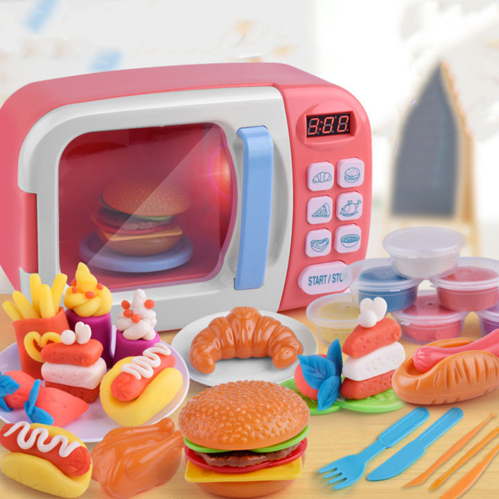 Microwave Oven Mini Home Appliances Kitchen Cooking Toys Cooking