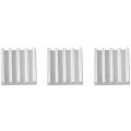 (NEW)50pcs 9*9*5mm Mini Aluminum Heatsink For IC LED Chip RAM. 