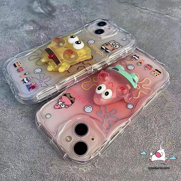 Spongebob%20Patrick%20Star%203D%20Steric%20Doll%20Stand%20Case%20Compatible%20For%20Redmi%2012%20A1%209A%209T%2012C%2010%2010C%209%2010A%20A2%209C%20NFC%20Note%2012%2010%2010s%208%209%2011%2011s%20Pro%20Max%20Poco%20M3%20Mi%2011%2012%20Lite%203D%20Wavy%20Curved%20Edge%20Couples%20Cover%20-%20Image%204