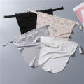 Women Lace Cleavage Cover Up Mock Camisole Bra Underwears Strapless Insert Wrapped Chest Invisible Clip-On Adjustable Tube Top. 