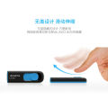 ADATA/威刚U盘 UV128 16G 32G伸缩式推拉U盘高速3.0商务礼品盘. 