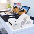 Label Holder, Thermal Label Holder for Rolls and Fan-fold Labels, Shipping Label Roll Holder, Label Dispenser for 4x6 Labels Work with Thermal Label Printer.