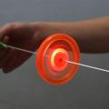 1pc Flash Light Spinner Pull Line LED Flywheel Wheel Glow Creative Classic toys for Children Gift toy. 