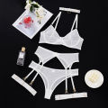 Bodysuit Vrouwen Met Jarretels  Boot Body Een Stukken Sissy Teddy Erotische Halter Open Kruis Babydoll bodysuit. 