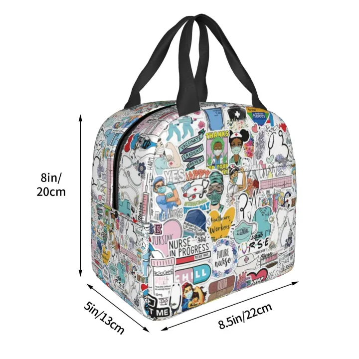 Doctors%20Nursing%20Nurse%20Insulated%20Lunch%20Bags%20Women%20Nurse%20Print%20Food%20Case%20Cooler%20Warm%20Bento%20Box%20for%20Kids%20Cute%20Lunch%20Box%20for%20School%20-%20Image%204