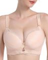 Soft Net Design Padded Push Up  Foam Bra For Sweet Girls And Women-. 