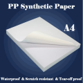 Self-adhesive Synthetic Paper Tear-off Resistant Label Sticker for Inkjet or Laser Printer Satin sticker A4 Size 20 sheets. 
