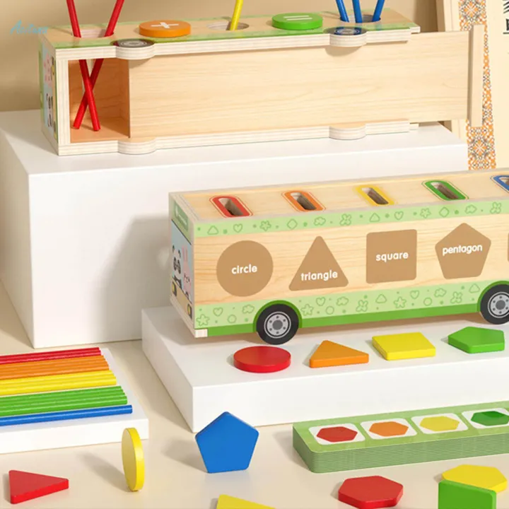 Wooden%20Shape%20Color%20Sorting%20Toy%20Matching%20Box%20Girls%20Children%20Kids%20-%20Image%202