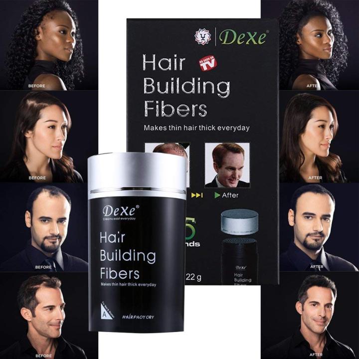 Dexe%20Hair%20Building%20Fiber%20Black%20for%20men%20&%20women%20-%205%20ps%20combo%20-%20Image%203