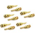 10-Pair 2mm Banana Plug Pin Screw Type, Audio Speaker Cable Connector & 5 Pairs Banana Plugs,Connectors, Open Screw Type.