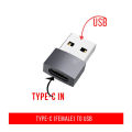 OTG Type C Female To USB A Male Converter. 