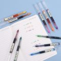 Exquisite Large Capacity Durable Straight liquid Roller Gel Pen Quick Drying 10 Colors Ink 0.5mm Ball Pen Student Writing Stationery School Office Supplies.