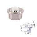 Mini Ball Swivel Caster Universal Wheel Nylon Ball Metal Caster Wheel For Machinery Trolleys Furniture Hardware Accessories. 