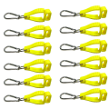 NXFDSIOZ 2X Glove Clips for Work Glove Holders Glove Belt Clip with Metal Carabiners for Construction Worker Guard Labor(Yellow).