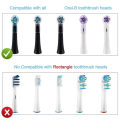 6 Pack Toothbrush Heads Dustproof Cover Compatible for , Fits for IO Series, Convenient Travel, Multicolor Durable Easy to Use. 