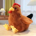 Hot 30/40CM Simulation Plush Toys Stuffed Soft Chicken Dolls Animal Poultry Pillow Funny Home Cushion Decor Birthday Gift. 