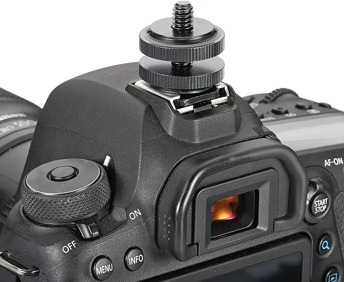 1/4"-20%20Camera%20Hot%20Shoe%20Mount,%201%20Pack%20Flash%20Cold%20Shoe%20Mount%20Tripod%20Screw%20Adapter%20for%20DSLR%20Rig%20Black%20-%20Image%208