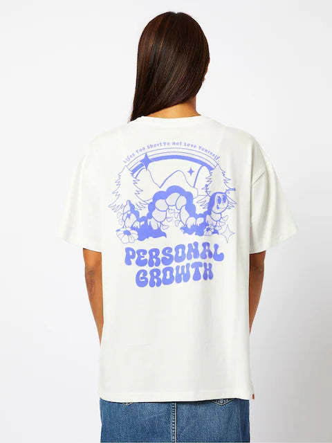 PULL&BEAR%20Personal%20Growth%20T-Shirt%20in%20Ecru%20-%20Image%202