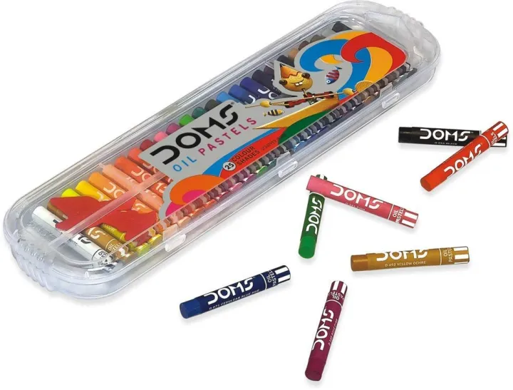 Doms%20Non-Toxic%209mm%20Oil%20Pastel%20Set%20in%20Plastic%20Case%20(25%20Assorted%20Shades)%20-%20Image%202