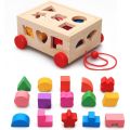 Multi-function Toy Wooden Shape Pairing Puzzle Early Education Training Interest Parent-child Interactive Children's Gift.
