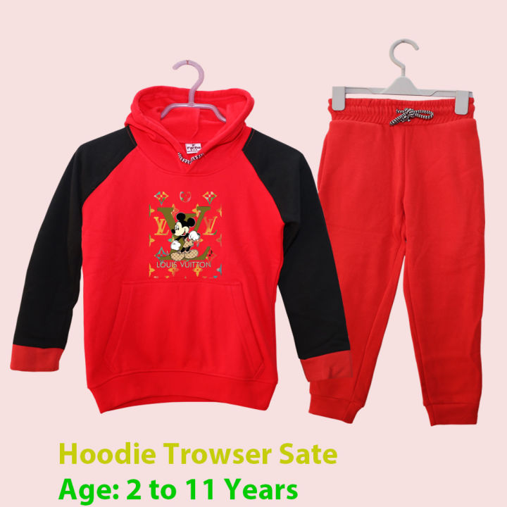 Hoodie and Trowser Full Set For Kids