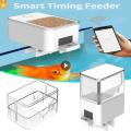 Aquarium Fish Feeder Automatic Timing/wifi Wireless Smart Phone App Intelligent Speaker Voice Remote Control Fish Feeding. 