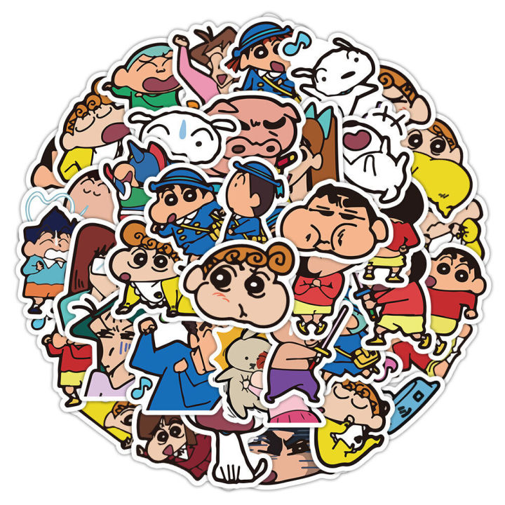 40 Crayon Shin chan Cute Japanese Anime Cartoon Materials Stationery ...