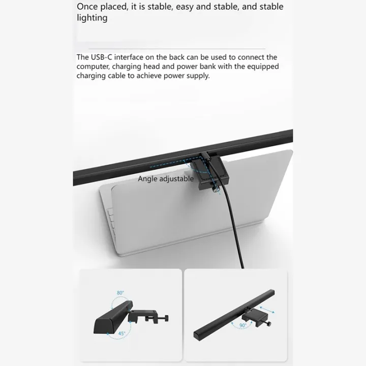 New%20Laptop%20Monitor%20Light%20Bar%20UB%20E-Reading%20LED%20Work%20Light%203%20Adjutable%20Color%20Temperature,%20No%20creen%20Glare%20-%20Image%203