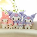 25/55cm Sanrio Kuromi My Melody Cute Series Kawaii Plush Animal Doll Cartoon Cute Plush Pillow Toy Birthday Gift Pillow. 