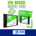 GREEN 120GB SSD 2.5in SATA III Support all Brand Laptop and PC With 3 Years Warranty. 