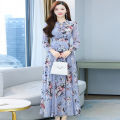 New Stylish Women High-Quality Hijabi Long Dress - Neck Design 3D Screen Print Gown Kurti - Ideal for All Occasions and Seasons. 