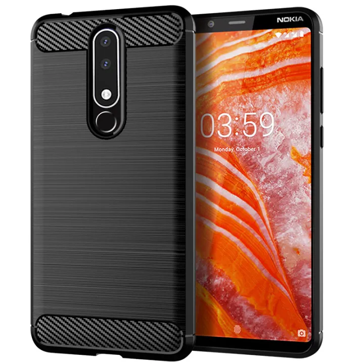lthmy%20for%20Nokia%203.1%20Plus%20Case%20Carbon%20Fiber%20TPU%20Soft%20Silicone%20Back%20Cover%20Armor%20Phone%20Case%20Casing%20-%20Image%202