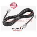 RJ11 Male from male plug telephone line simply its 6-foot 6p2C extension cable phone cord line. 