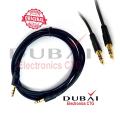 Audio stereo 3.5mm mail to mail jack aux oxiliari cable or a bye a bye only 4.5 feet.