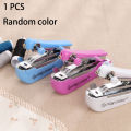 Portable Mini Manual Sewing Machine Simple Operation Sewing Tools Sewing Cloth Fabric Handy Needlework Tool 1Pcs. 